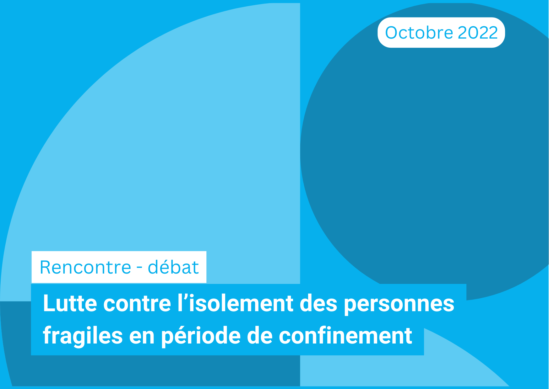 Lutte contre l’isolement des personnes fragiles en période de confinement